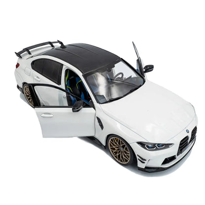 BMW M3 M Performance Parts 2024 (Alpine White) | Solido 1:18 | Diecast
