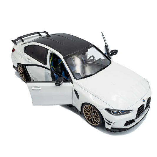BMW M3 M Performance Parts 2024 (Alpine White) | Solido 1:18 | Diecast