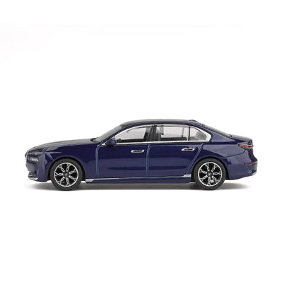 BMW i7 xDrive60 (Tanzanite Blue Metallic) | Mini GT 1:64 | Diecast