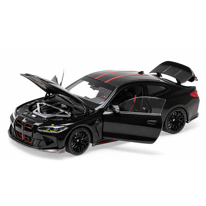 BMW M4 CSL G82 2023 (Black with Red Lines) | Minichamps 1:18 | Diecast