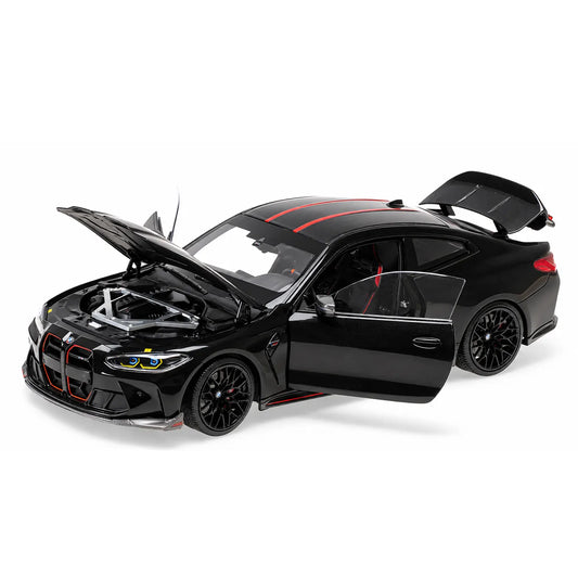 BMW M4 CSL G82 2023 (Black with Red Lines) | Minichamps 1:18 | Diecast