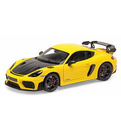 Porsche Cayman GT4 RS 2024 (Yellow, Weissach Package) | Minichamps 1:18 | Diecast