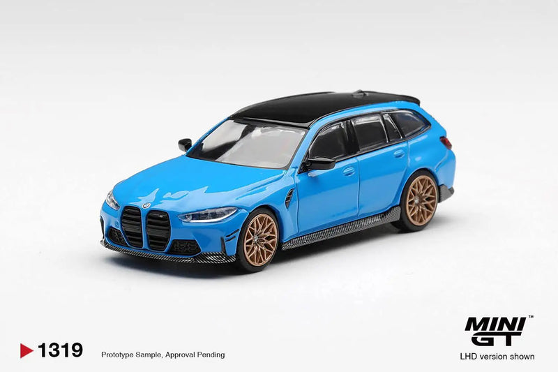 BMW M3 M Performance Touring Riviera Blue Mini GT 1/64