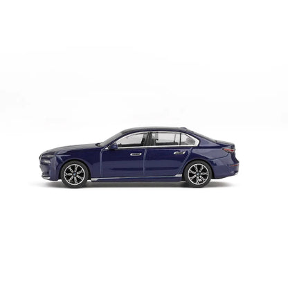 BMW i7 xDrive60 (Tanzanite Blue Metallic) | Mini GT 1:64 | Diecast