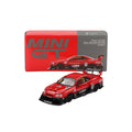 Nissan Skyline ER34 LB Super Silhouette (Red / Black) | Mini GT 1:64 | Diecast