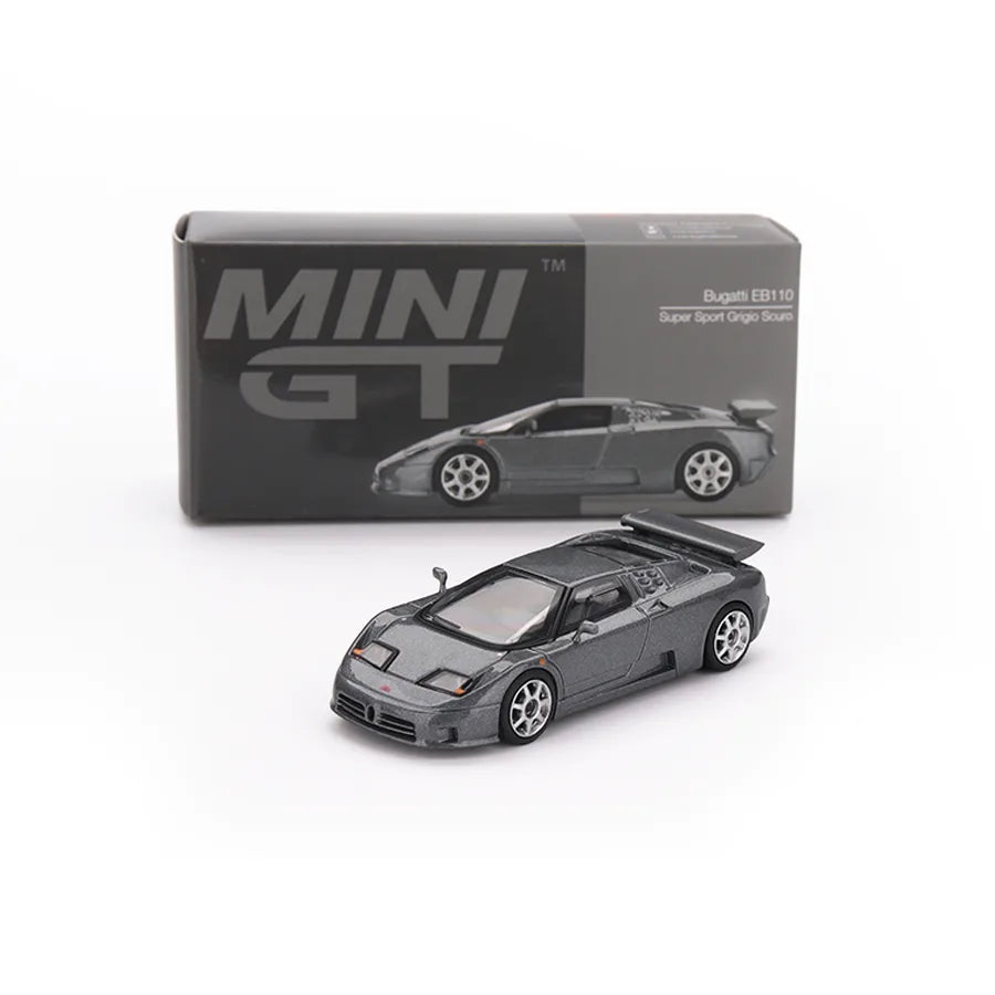 Bugatti EB110 Super Sport Grigio Scuro | MINI GT 1:64 Diecast