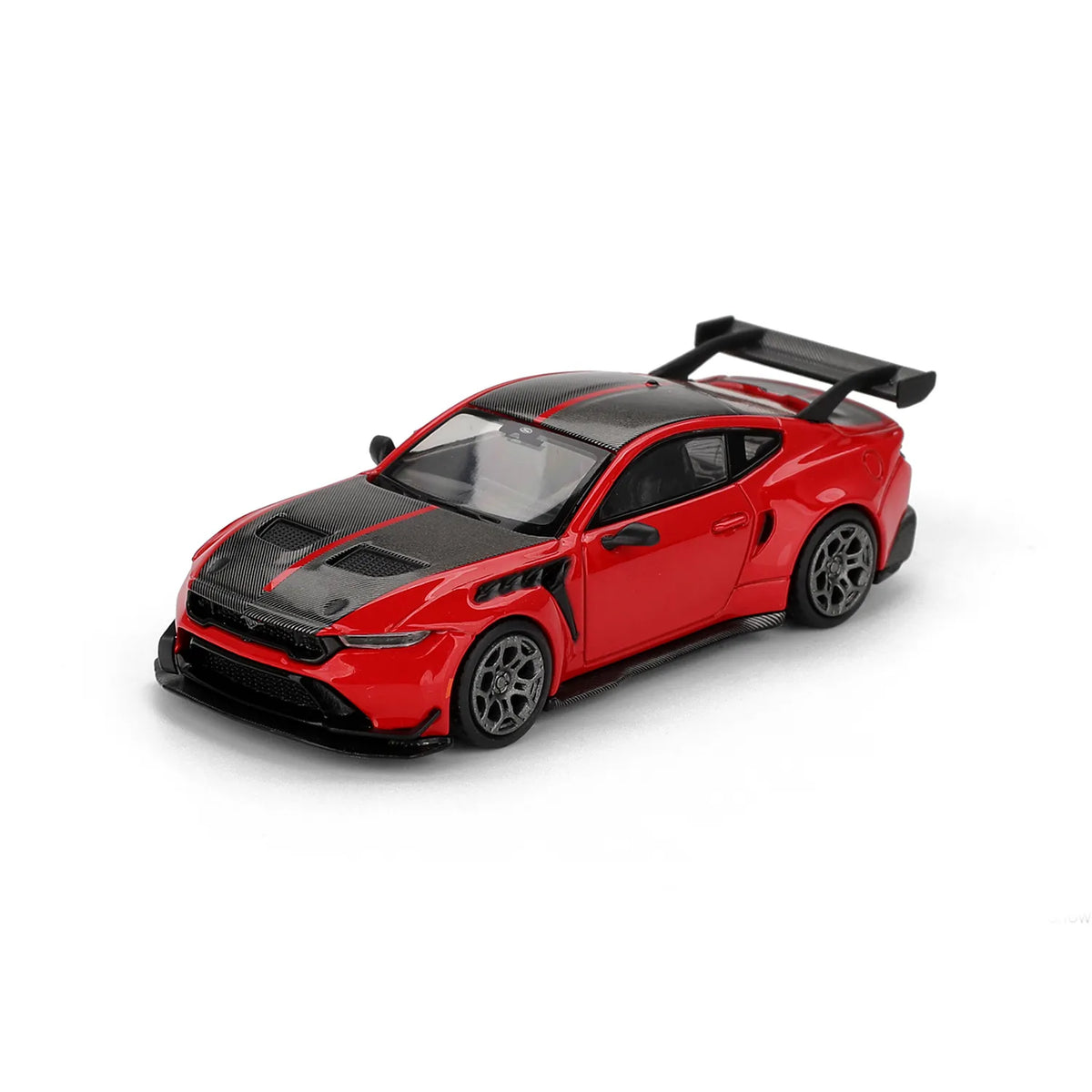 Ford Mustang GTD (Race Red/Carbon) | Mini GT 1:64 | Diecast