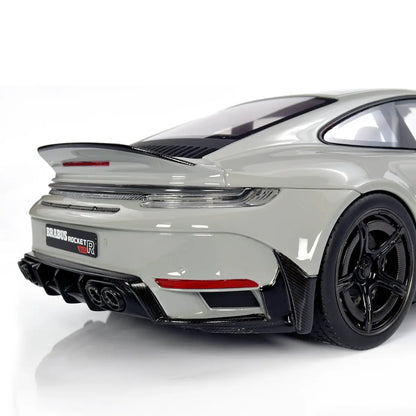 Porsche 911 (992) Brabus 900 Rocket R 2023 (White) | GT Spirit 1:18 | Resin
