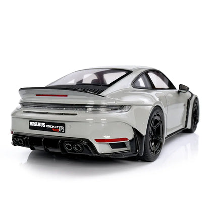 Porsche 911 (992) Brabus 900 Rocket R 2023 (White) | GT Spirit 1:18 | Resin
