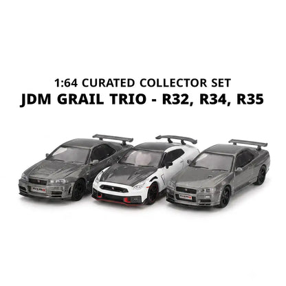 GT-R NISMO Bloodline Set (R32 · R34 · R35) | Mini GT 1:64 | Collector Set