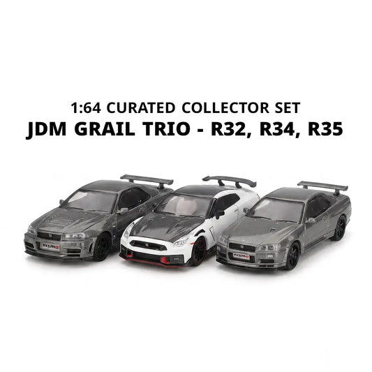 GT-R NISMO Bloodline Set (R32 · R34 · R35) | Mini GT 1:64 | Collector Set