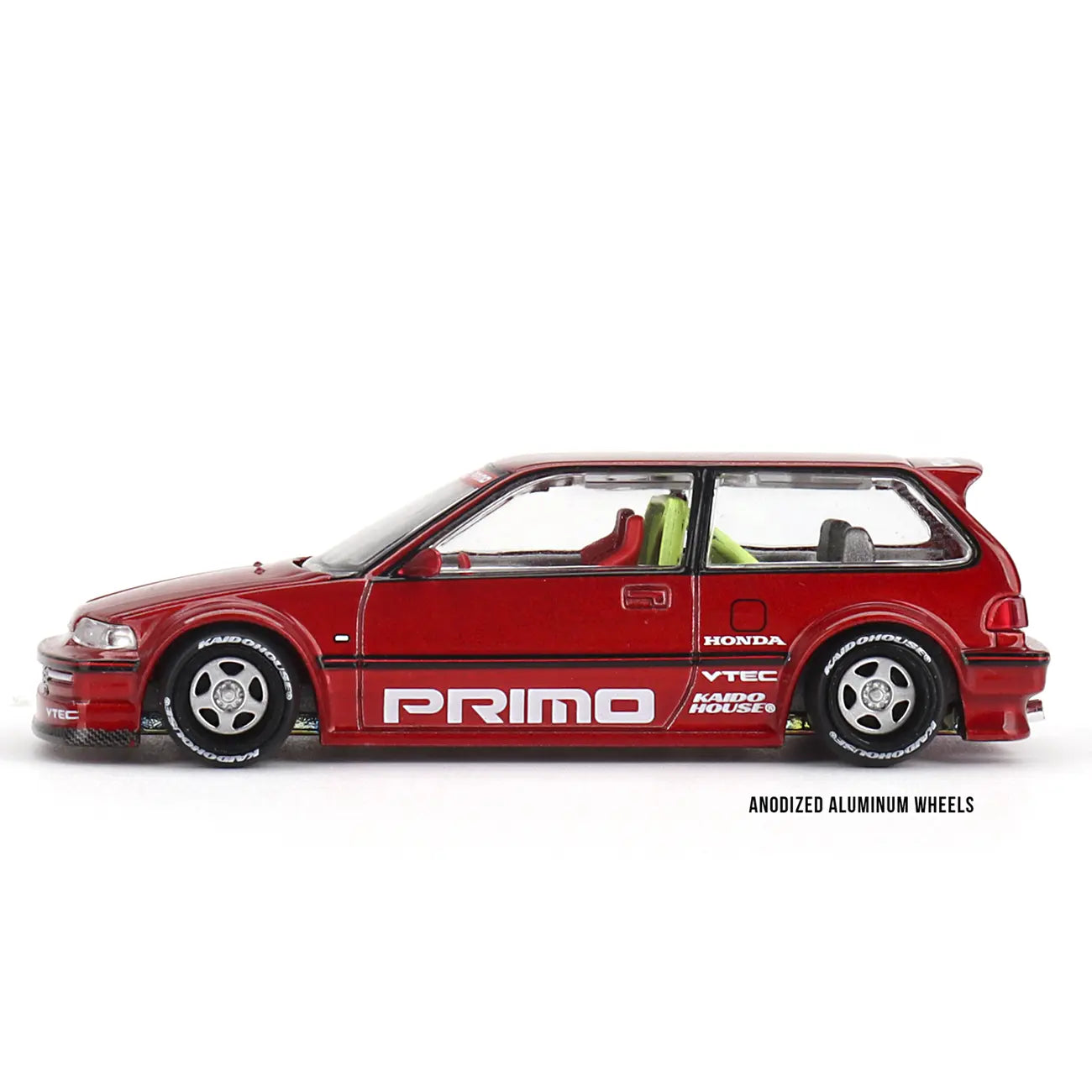 Honda Civic EF "Kaido Works V2" (Pearl Red) | Kaido House x Mini GT 1:64 | Diecast