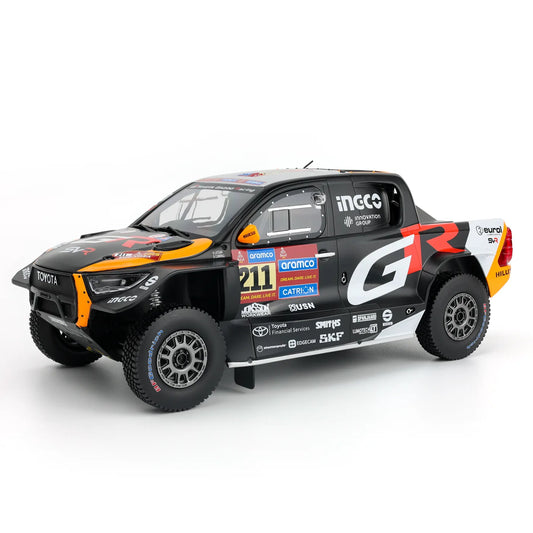 Toyota GR DKR Hilux EVO #211 "Dakar 2025" | IXO 1:18 | Diecast