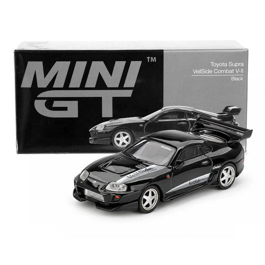 Toyota Supra VeilSide Combat V-II (Black) | Mini GT 1:64 | Diecast
