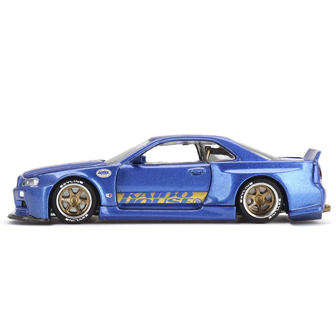 Nissan Skyline GT-R R34 Kaido Works V2 Aero "Shinjuku V2" | Kaido House x Mini GT 1:64 | Diecast