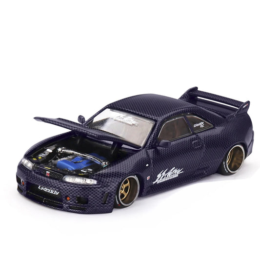 Nissan Skyline GT-R R33 Kaido Works "Active Carbon R V2" | Kaido House x Mini GT 1:64 | Diecast