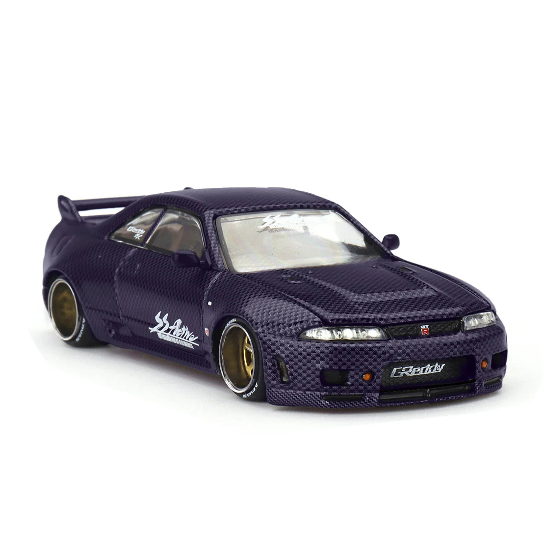Nissan Skyline GT-R R33 Kaido Works "Active Carbon R V2" | Kaido House x Mini GT 1:64 | Diecast