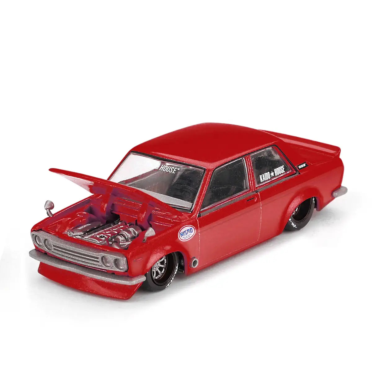 Datsun 510 "Street Nismo V3" (Red) | Kaido House x Mini GT 1:64 | Diecast