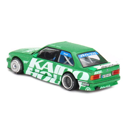 BMW M3 E30 "Kaido Works V2" (Green) | Kaido House x Mini GT 1:64 | Diecast