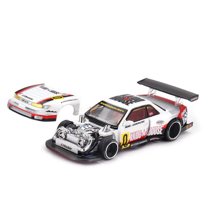 Nissan Silvia S13-R Circuit Spec V1 (White) | Kaido House x Mini GT 1:64 | Diecast