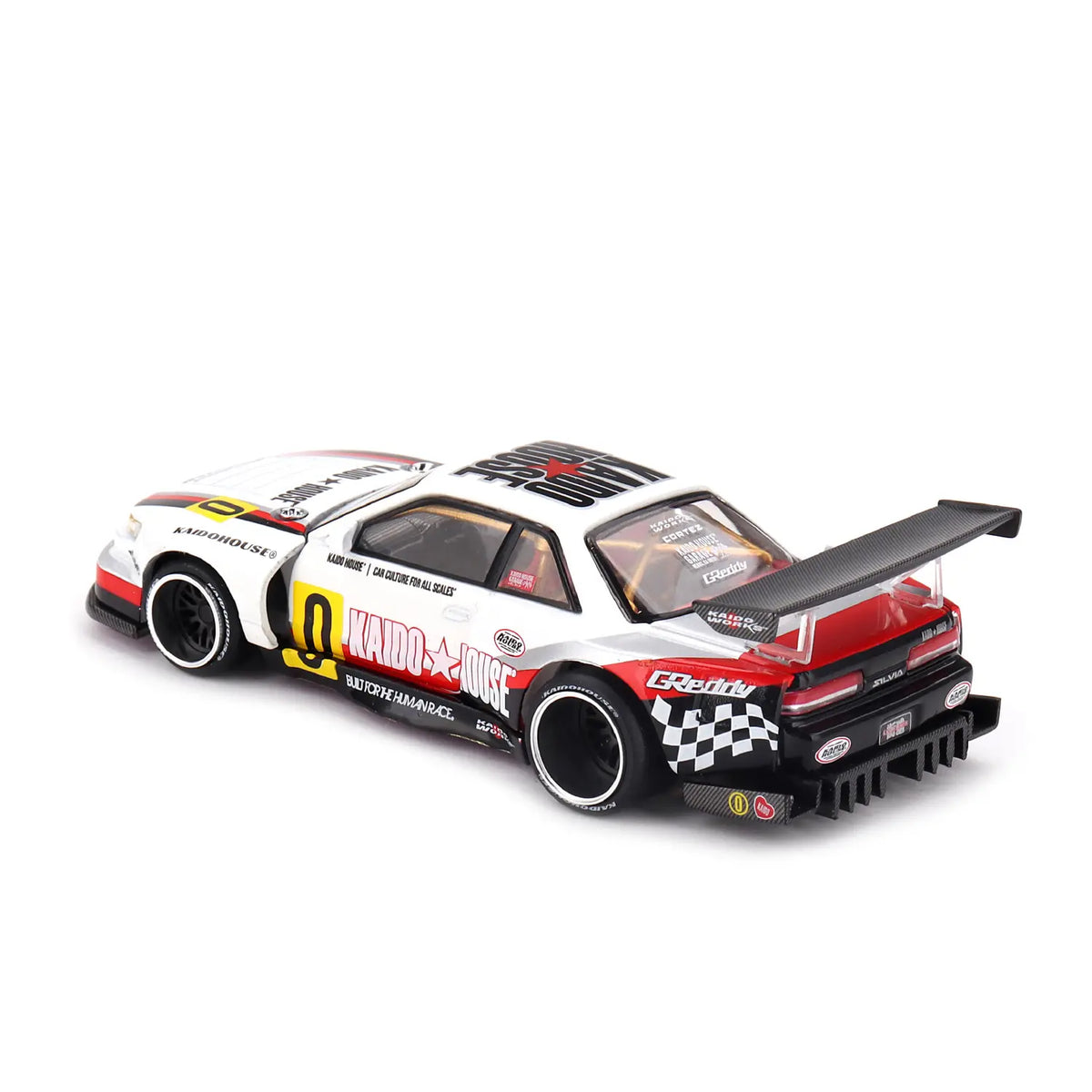 Nissan Silvia S13-R Circuit Spec V1 (White) | Kaido House x Mini GT 1:64 | Diecast