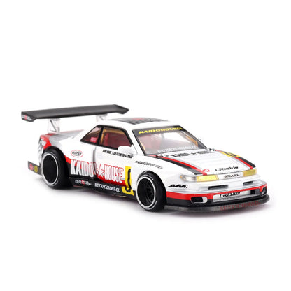 Nissan Silvia S13-R Circuit Spec V1 (White) | Kaido House x Mini GT 1:64 | Diecast