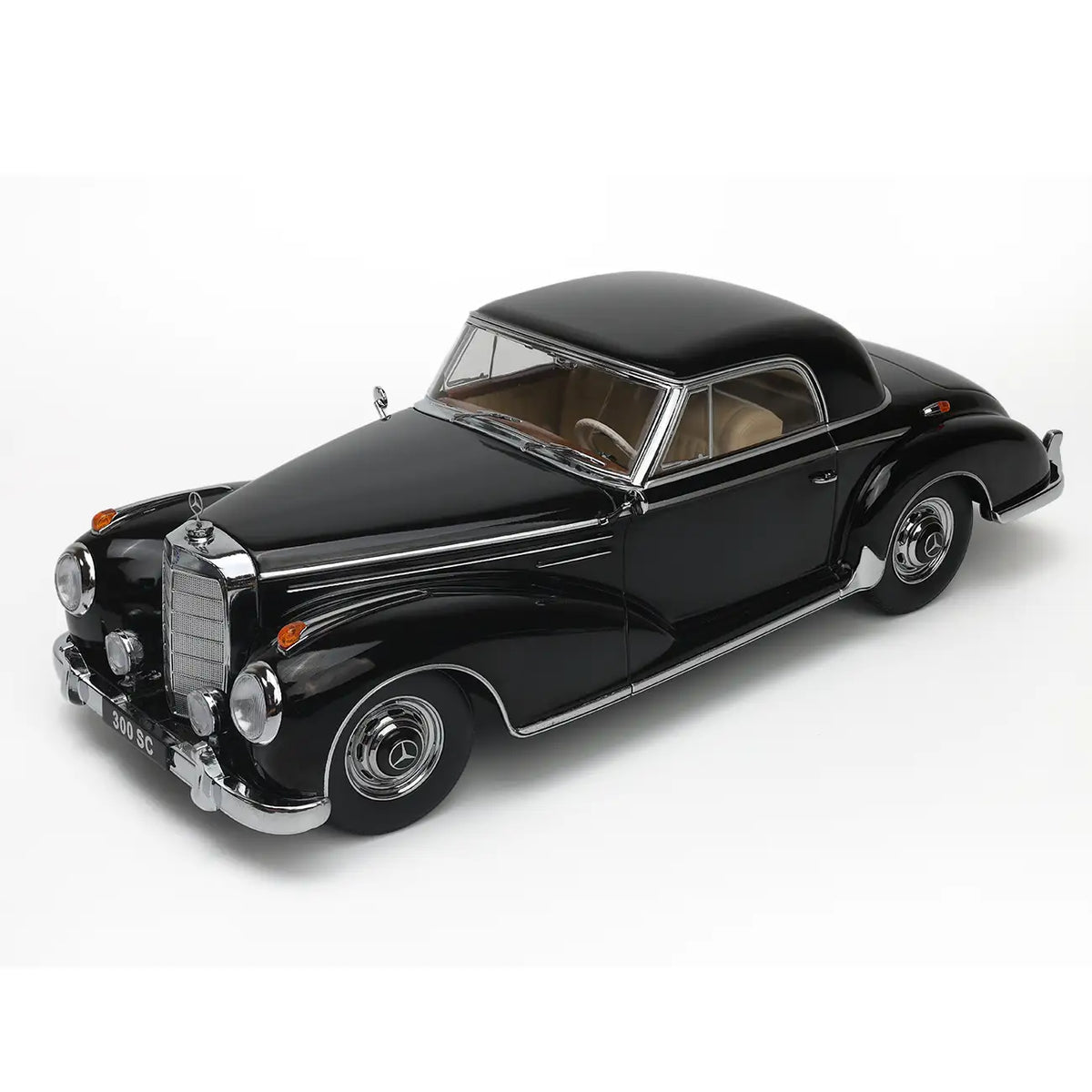 Mercedes-Benz 300 S Coupé (W188) 1955 (Black) | KK-Scale 1:18 | Diecast