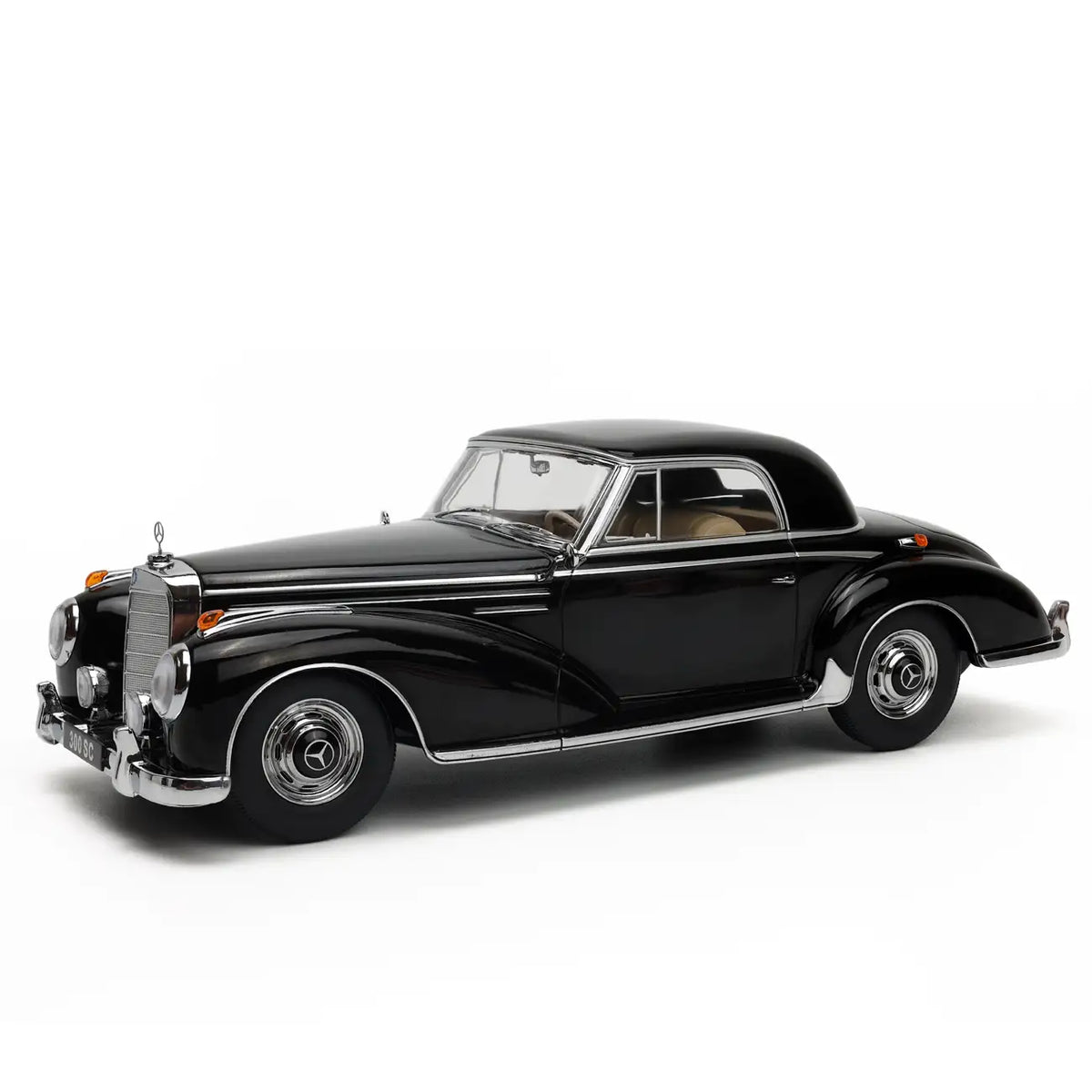 Mercedes-Benz 300 S Coupé (W188) 1955 (Black) | KK-Scale 1:18 | Diecast