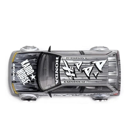 Honda Civic EF "Kaido Manga V1" (Silver) | Kaido House x Mini GT 1:64 | Diecast