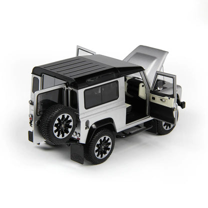 Land Rover Defender 90 Works V8 70th Edition (Silver) | LCD Models 1:18 | Premium Diecast
