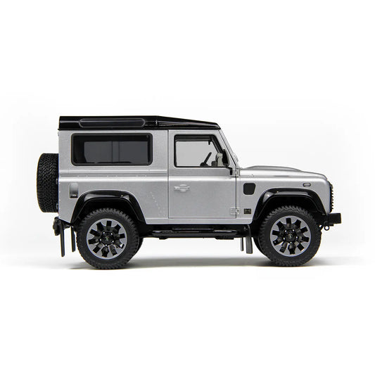 Land Rover Defender 90 Works V8 70th Edition (Silver) | LCD Models 1:18 | Premium Diecast