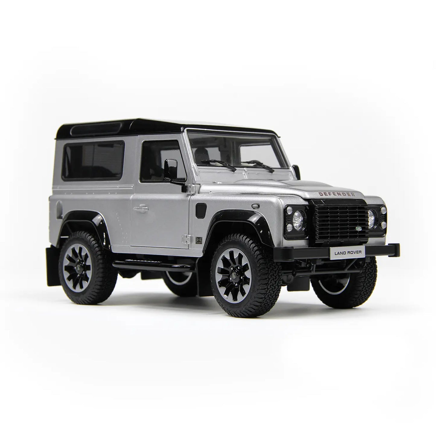 Land Rover Defender 90 Works V8 70th Edition (Silver) | LCD Models 1:18 | Premium Diecast