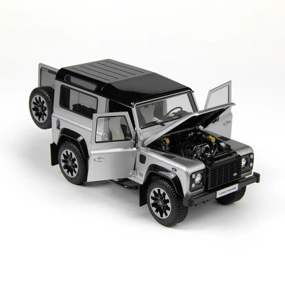 Land Rover Defender 90 Works V8 70th Edition (Silver) | LCD Models 1:18 | Premium Diecast