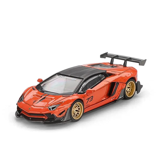 LB★WORKS Lamborghini Aventador Limited Edition (Orange, MDX 2025) | Mini GT 1:64 | Diecast