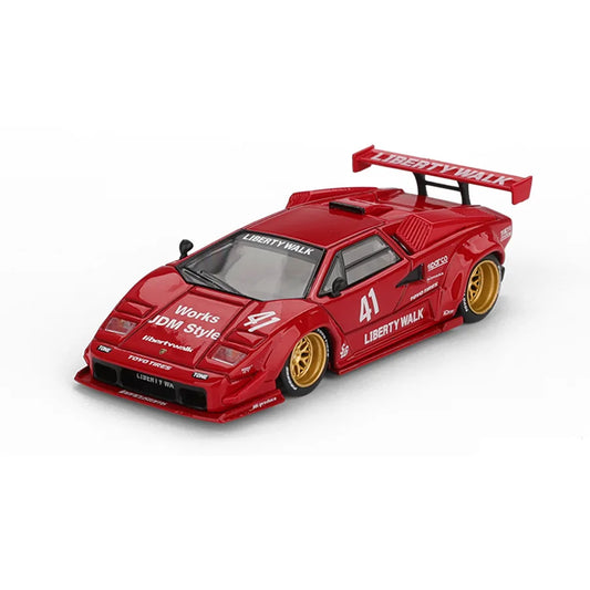 Lamborghini Countach LB-Works (Red) | Mini GT 1:64 | Diecast
