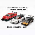 Liberty Walk Collection — GR86 · Skyline · AZ-1 | Mini GT 1:64 | Curated Collector Set