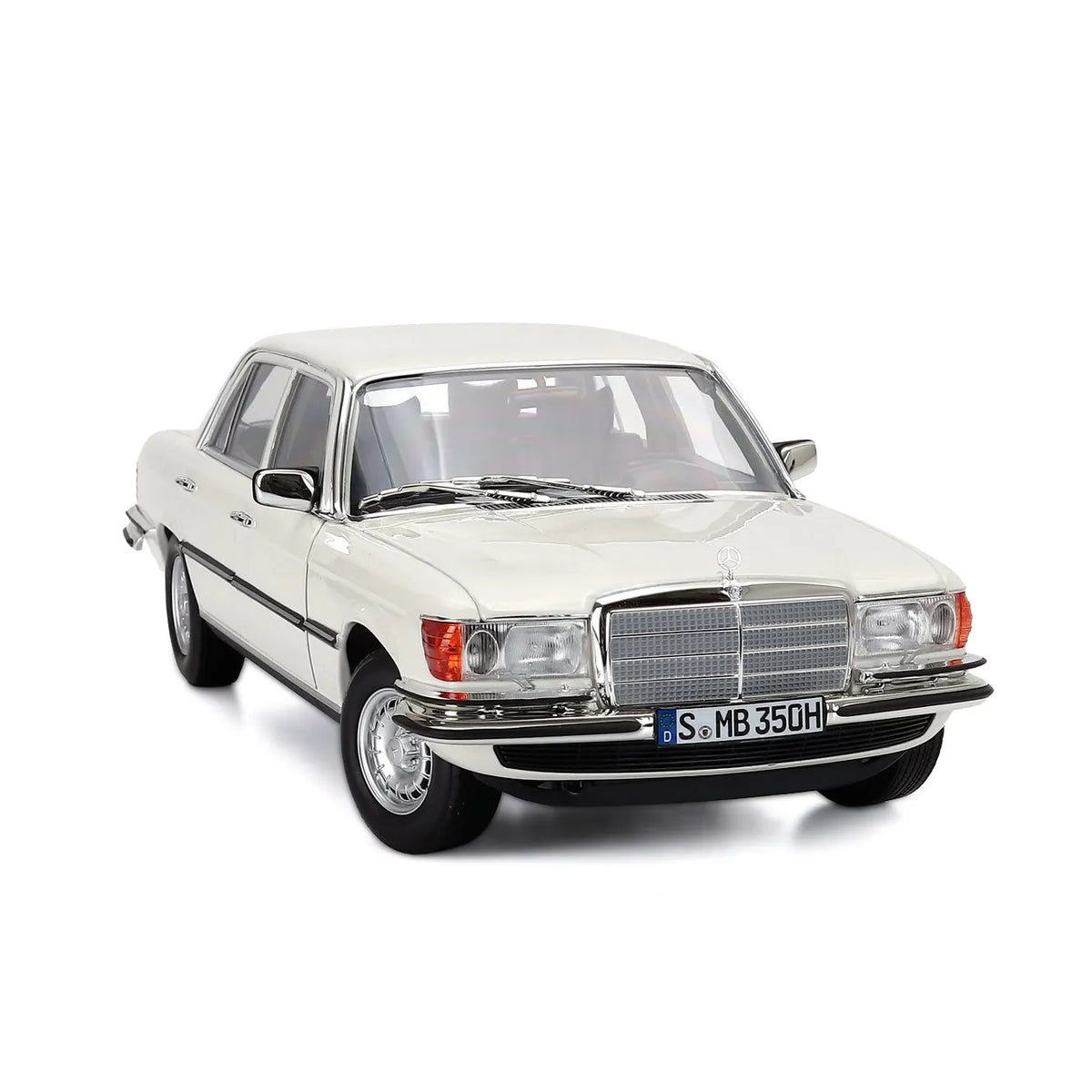 Mercedes-Benz 350 SEL W116 1976 (White) | Norev 1:18 Dealer Edition | Diecast