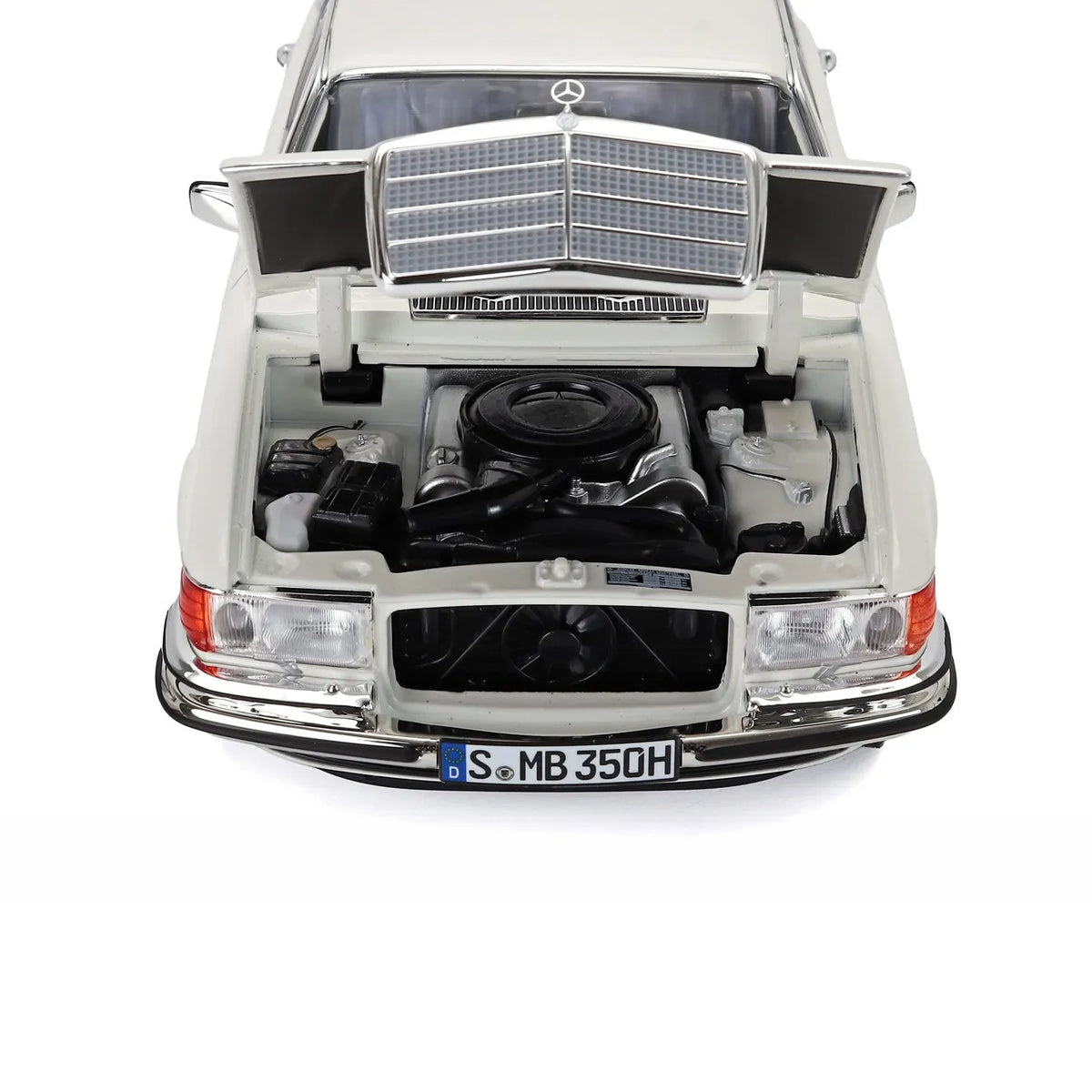 Mercedes-Benz 350 SEL W116 1976 (White) | Norev 1:18 Dealer Edition | Diecast