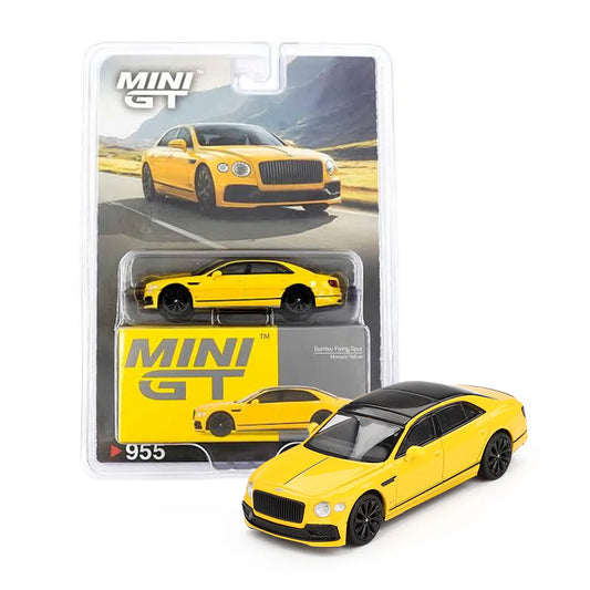 Bentley Flying Spur (Monaco Yellow) | Mini GT 1:64 | Diecast