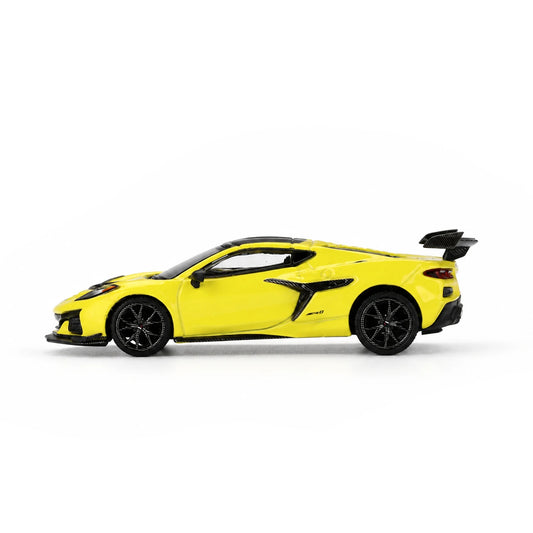Chevrolet Corvette C8 ZR1 Coupe 2025 (Accelerate Yellow) | Mini GT 1:64 | Diecast