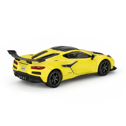Chevrolet Corvette C8 ZR1 Coupe 2025 (Accelerate Yellow) | Mini GT 1:64 | Diecast