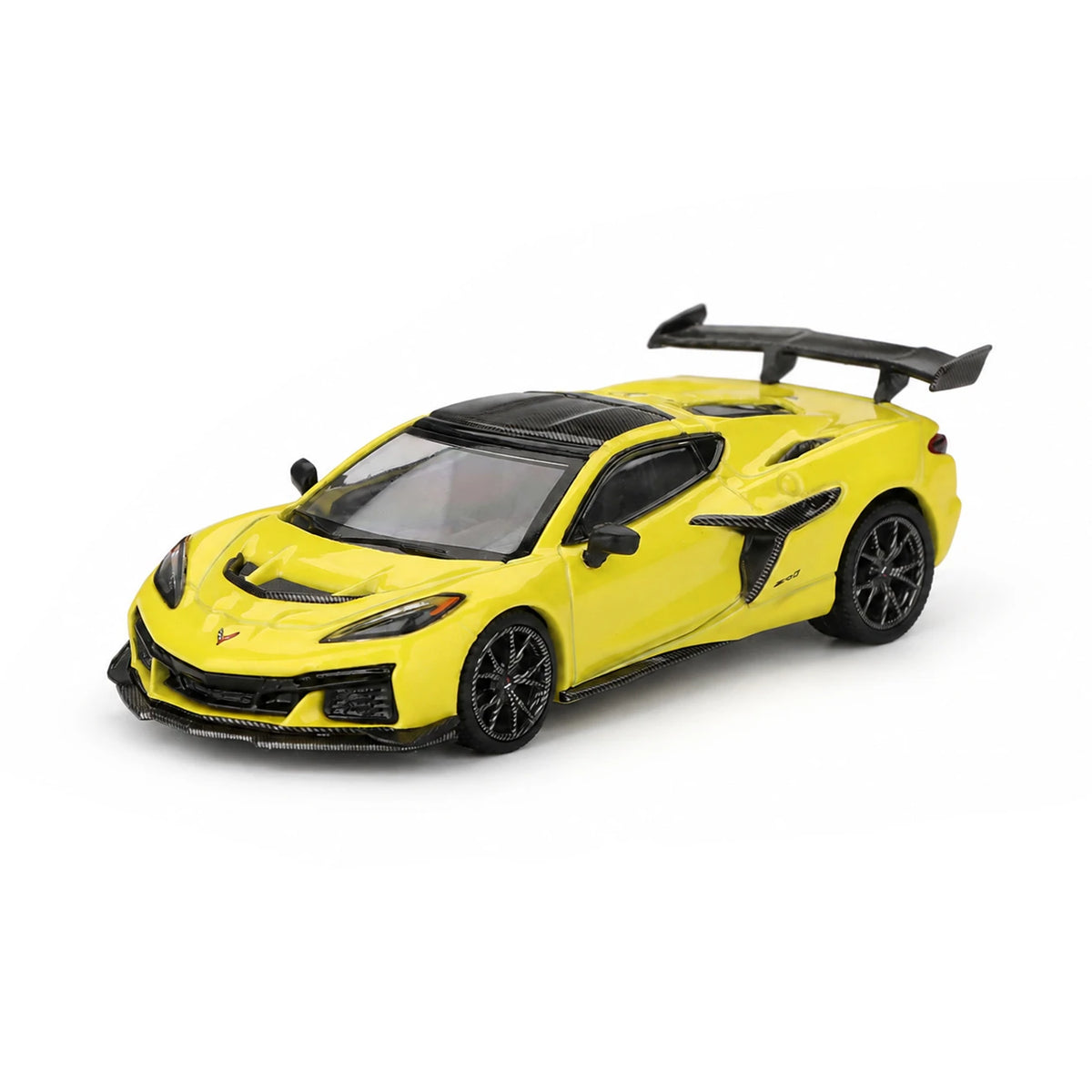 Chevrolet Corvette C8 ZR1 Coupe 2025 (Accelerate Yellow) | Mini GT 1:64 | Diecast