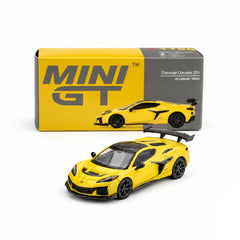 Chevrolet Corvette C8 ZR1 Coupe 2025 (Accelerate Yellow) | Mini GT 1:64 | Diecast