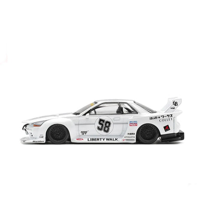 Nissan Skyline GT-R (R32) LB Kaido Works TAS 2025 (White) | Mini GT 1:64 | Diecast