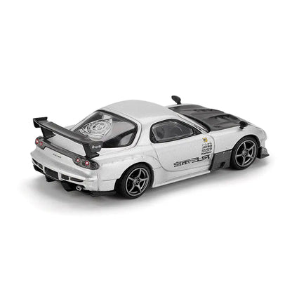 Mazda RX-7 (FD3S) RE-Amemiya (Silver) | Mini GT 1:64 | Diecast