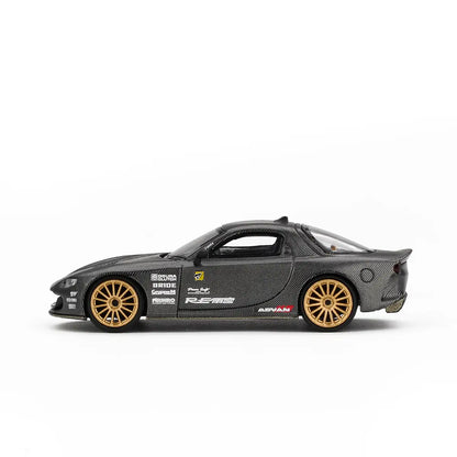 Mazda RX-7 RE-Amemiya "Matsukiyo KOKU" 3-Rotor (Carbon) | Mini GT 1:64 | Diecast