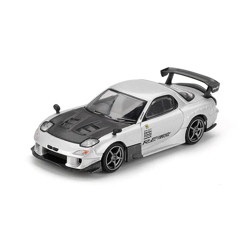 Mazda RX-7 (FD3S) RE-Amemiya (Silver) | Mini GT 1:64 | Diecast