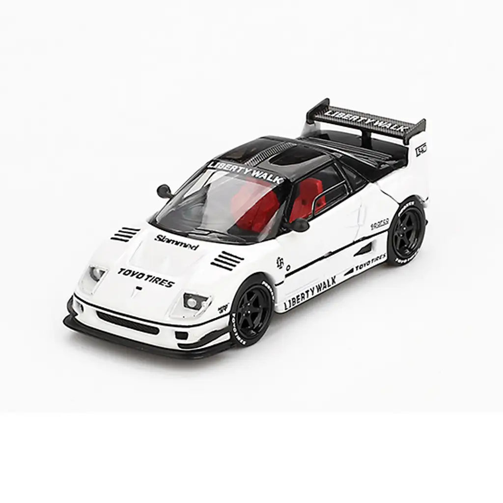 Mazda AZ-1 Liberty Walk LB40 (White) — 2024 Tokyo Auto Salon | Mini GT 1:64 | Diecast