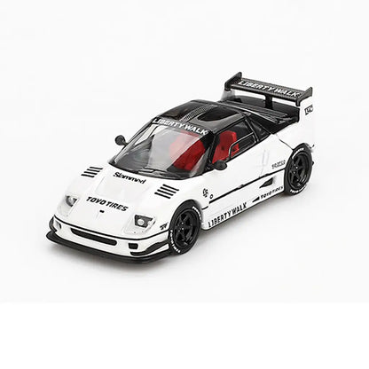 Mazda AZ-1 Liberty Walk LB40 (White) — 2024 Tokyo Auto Salon | Mini GT 1:64 | Diecast