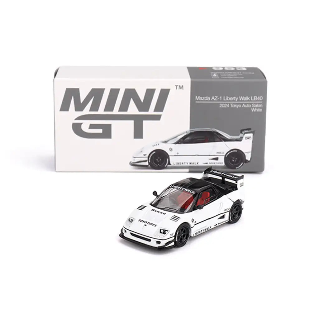 Mazda AZ-1 Liberty Walk White 1:64 Mini GT | GRAIL27 – Grail27
